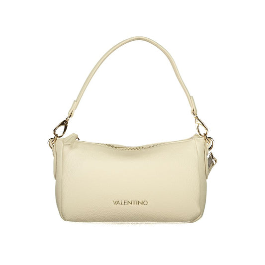 Mario Valentino Beige Polyurethane Women's Bag with Shoulder Strap Mario Valentino