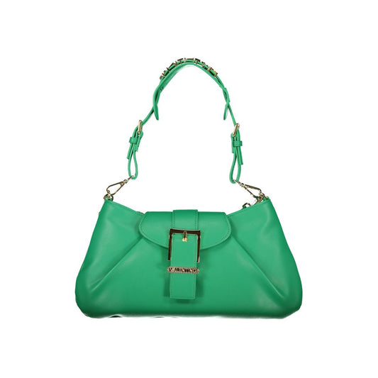 Mario Valentino Verde Polyurethane Women's Bag with Adjustable Shoulder Strap Mario Valentino