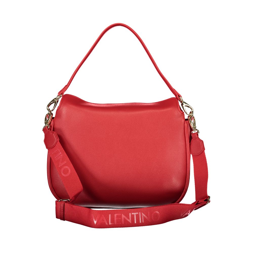 Mario Valentino Rosso women's polyurethane bag with sleek design and structured shape, perfect for stylish everyday use.