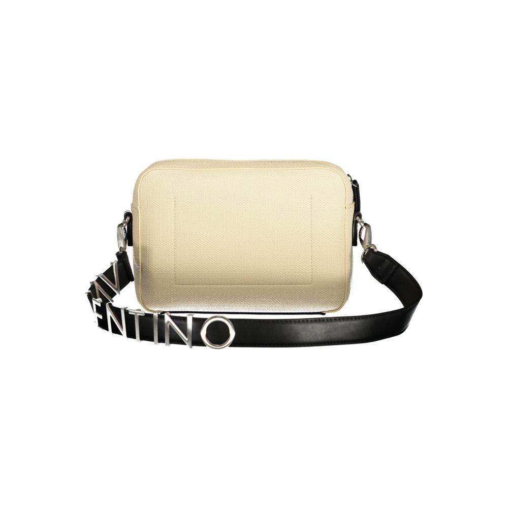 Mario Valentino Beige Polyurethane Womens Bag for Effortless Style - Eljoys Fashion 