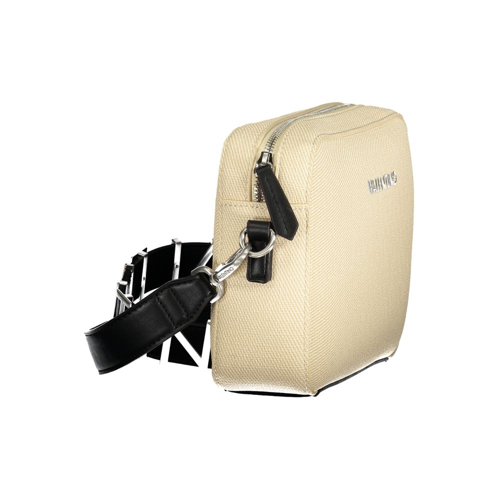 Mario Valentino Beige Polyurethane Womens Bag for Effortless Style - Eljoys Fashion 