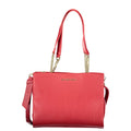 Mario Valentino Rosso women's bag made of red polyurethane with stylish design, featuring a sleek, modern look.