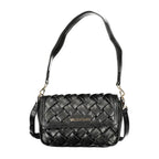 Mario Valentino Nero polyurethane women's bag with sleek design and top handle, stylish accessory for everyday use.