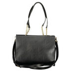 Mario Valentino Black Polyurethane Womens Bag - Eljoys Fashion 