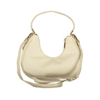 Mario Valentino Beige Polyurethane Women's Bag - Eljoys Fashion 