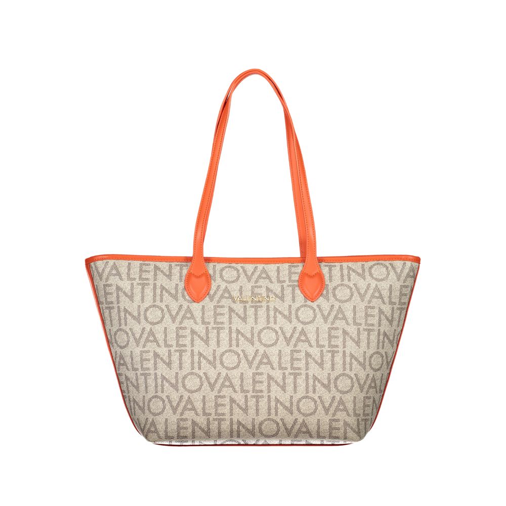 Mario Valentino Beige Polyurethane Women's Bag - Eljoys Fashion 