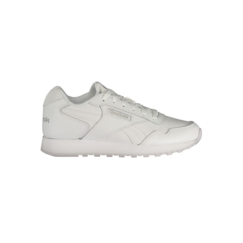 Reebok Bianco men's polyurethane sneaker with white upper and sporty design, ideal for casual and athletic wear.