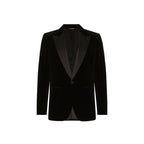Dolce & Gabbana Black Cotton Tuxedo