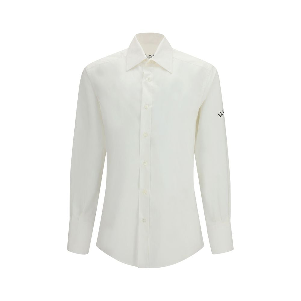 MM6 White Cotton Dress Shirt MM6