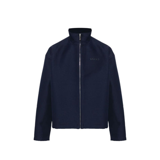 Gucci Blue Marabou Coat