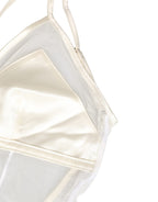 Dolce & Gabbana White Sheer Nylon Bodysuit Halterneck Underwear