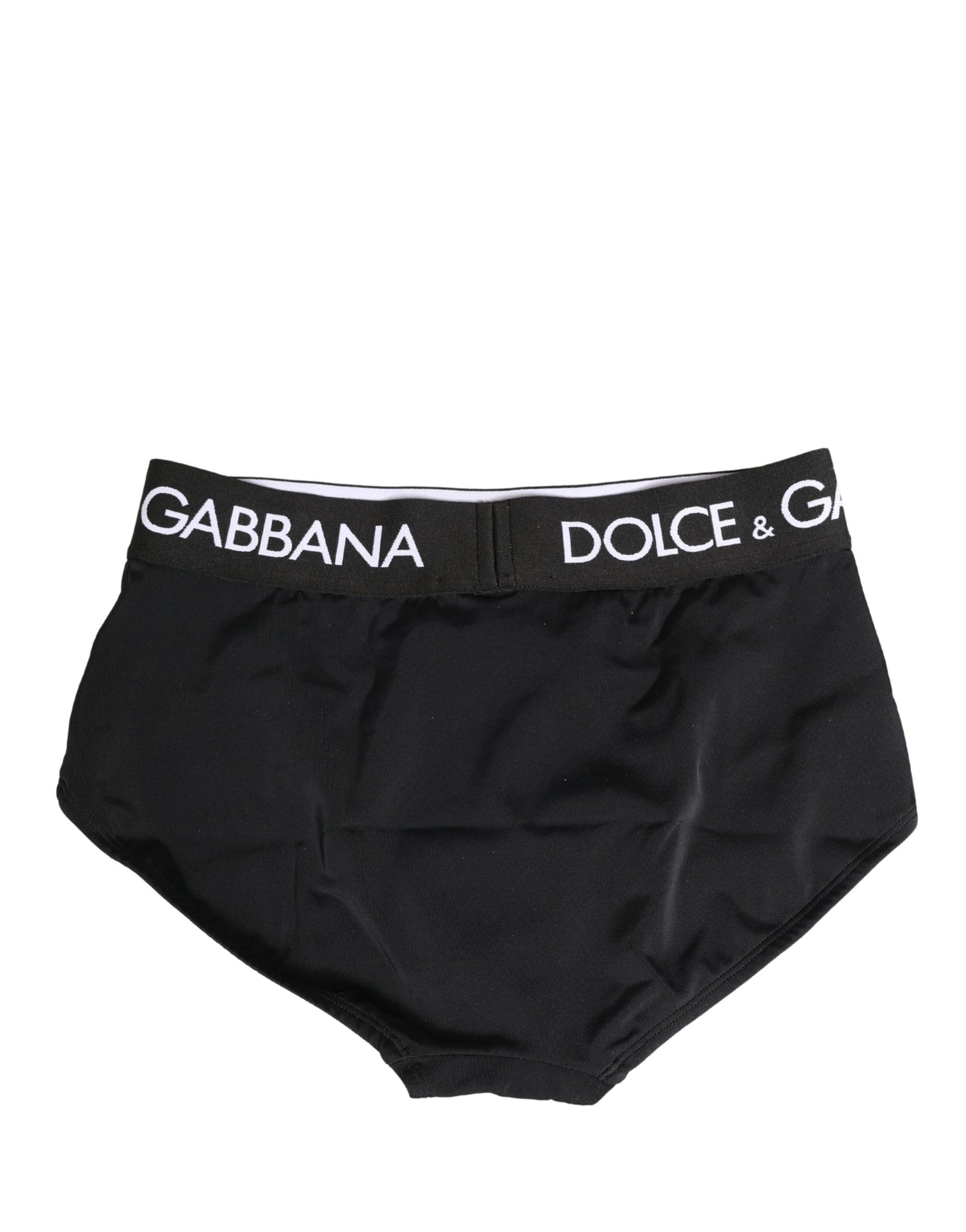 Dolce & Gabbana Black Logo Waistband Coulotte Panty Underwear Dolce & Gabbana