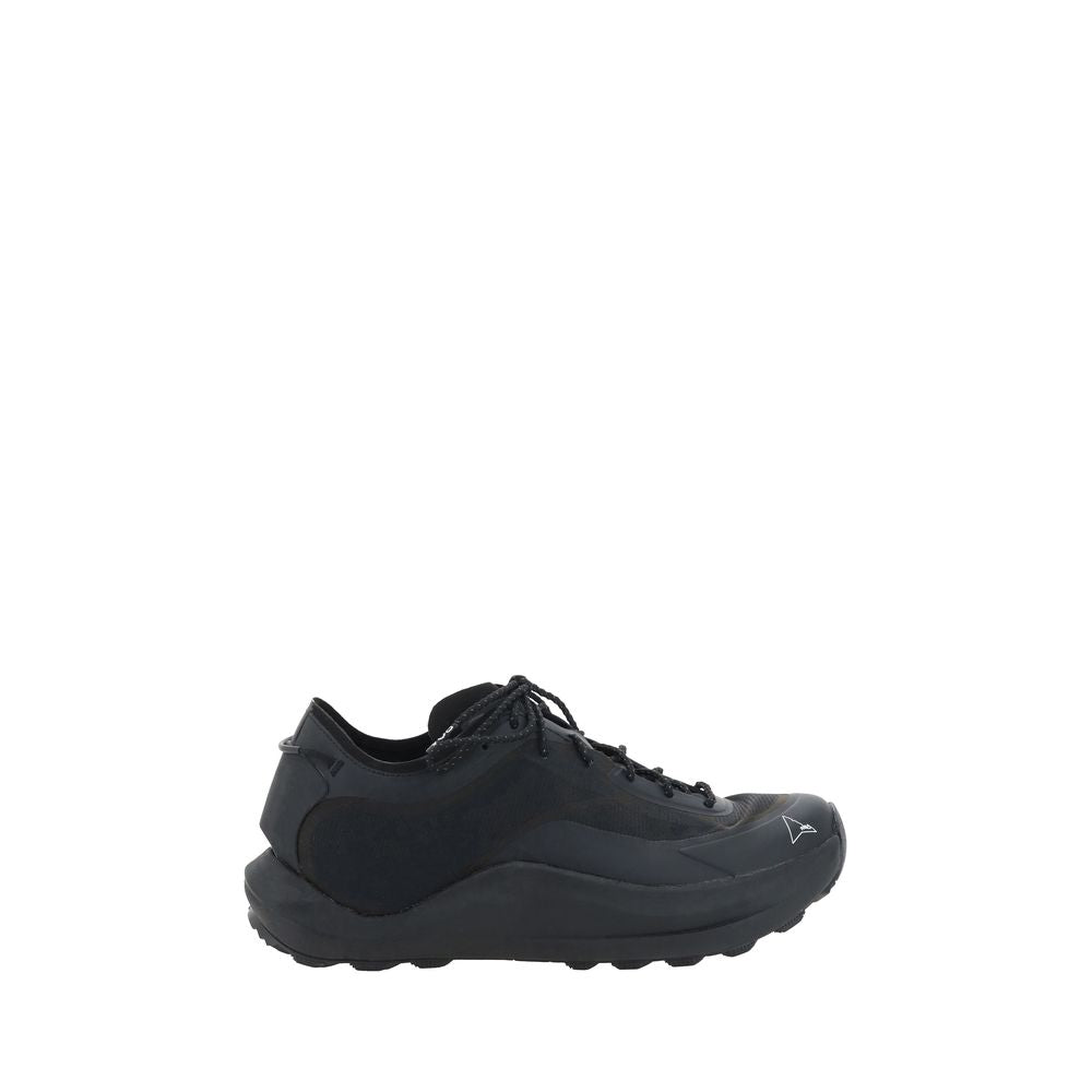 ROA Black Polyester Athletic Sneakers ROA