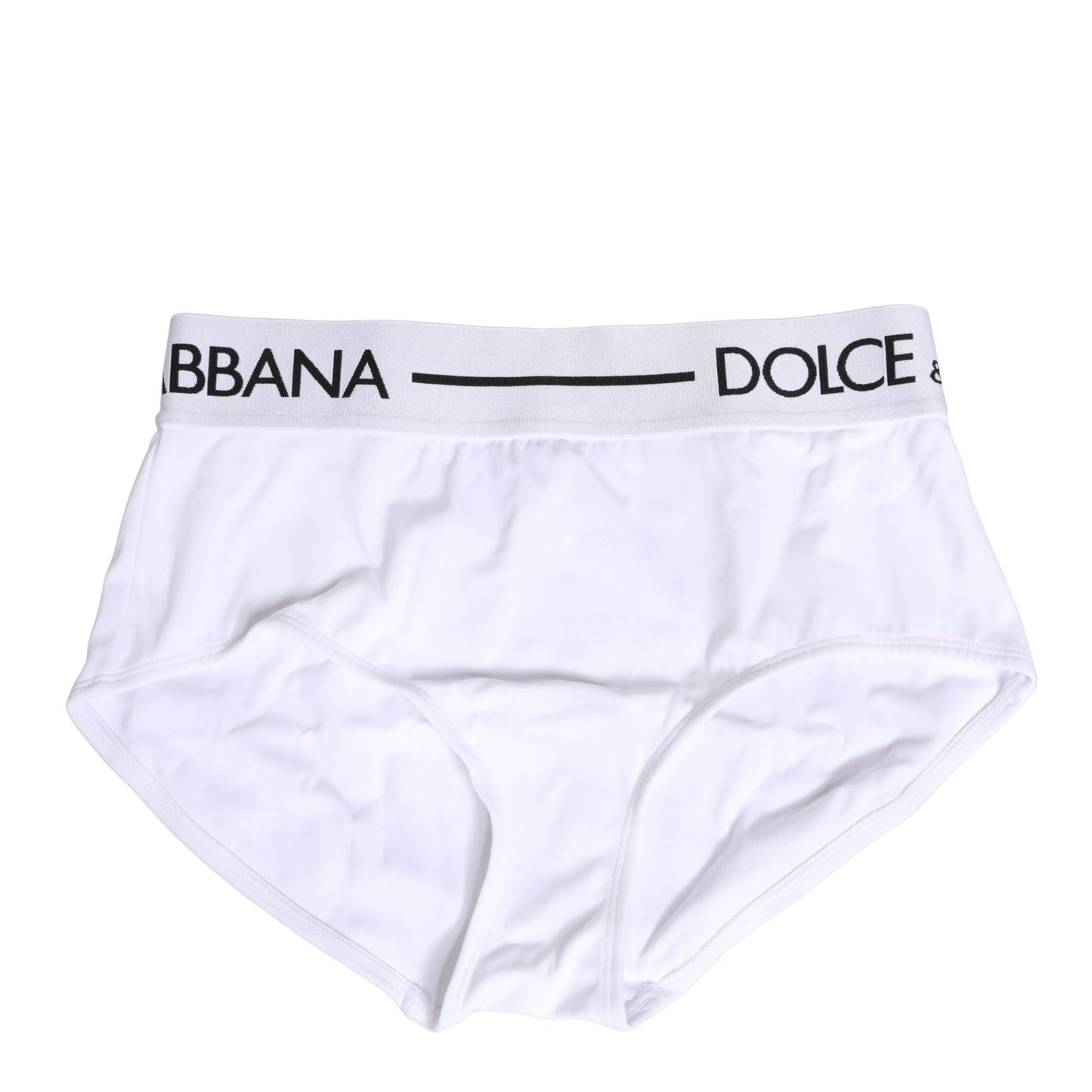 Dolce & Gabbana White Nylon Logo Waistband Panty Underwear Dolce & Gabbana