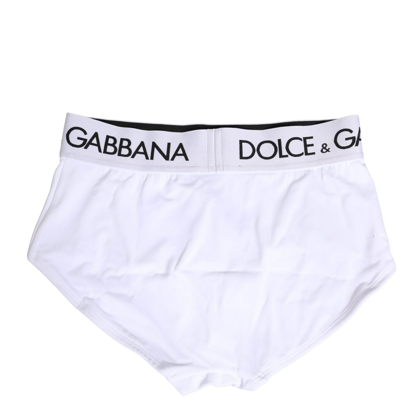 Dolce & Gabbana White Nylon Logo Waistband Panty Underwear Dolce & Gabbana