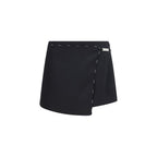 GCDS Black Polyester Short And Mini Shorts GCDS