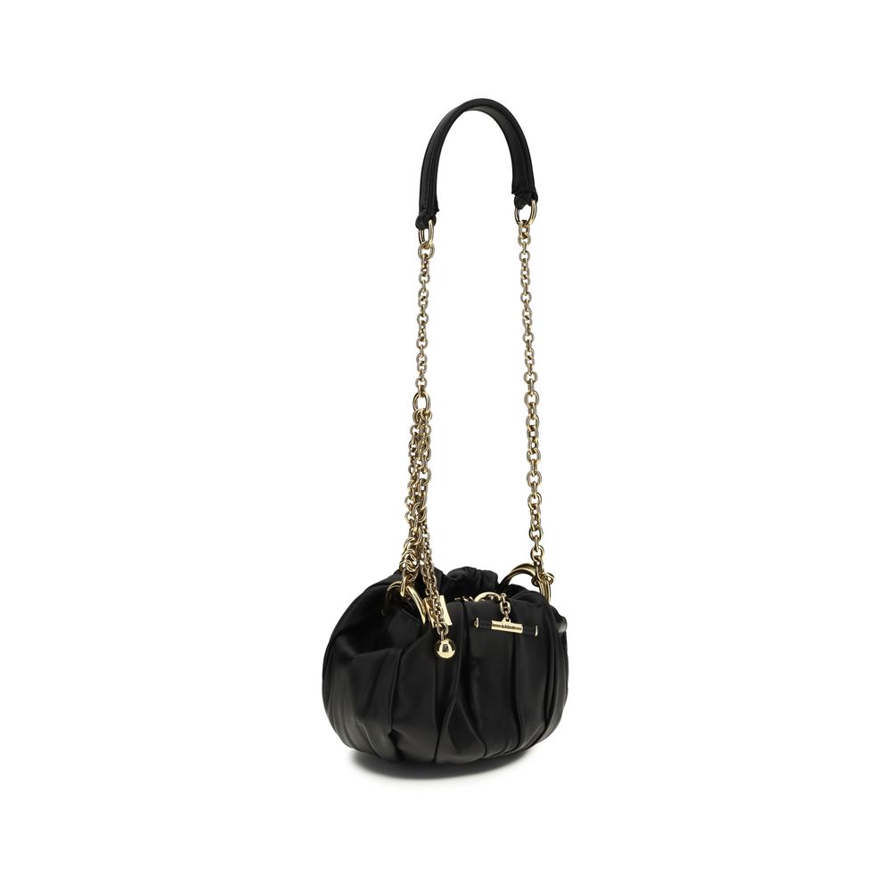 Chloé Black Lamb Ovis Aries Aries Shoulder Bag Chloé
