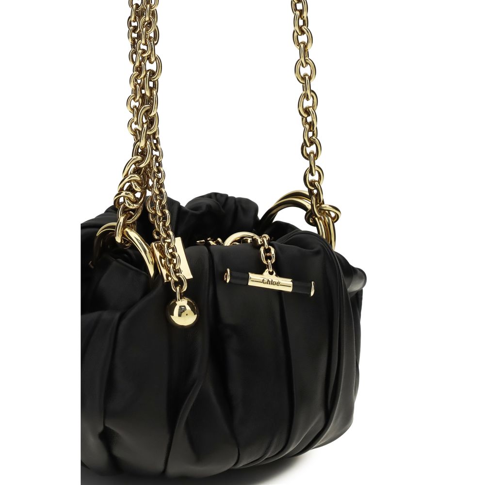Chloé Black Lamb Ovis Aries Aries Shoulder Bag Chloé