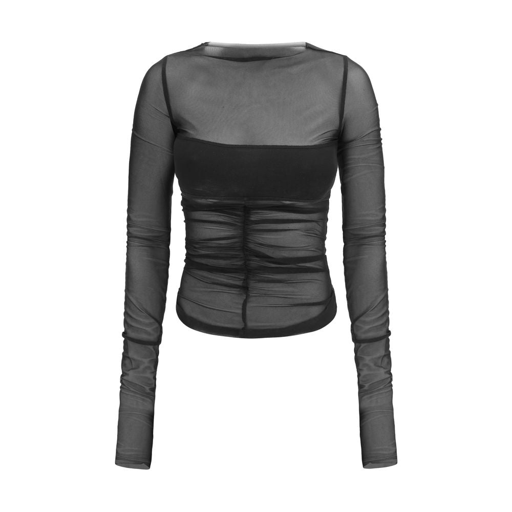 Rick Owens Black Nylon Shirt Rick Owens