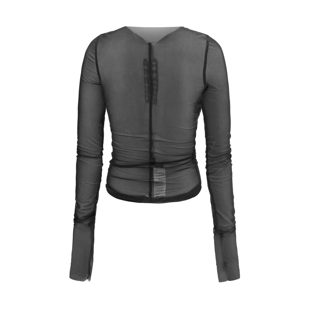Rick Owens Black Nylon Shirt Rick Owens