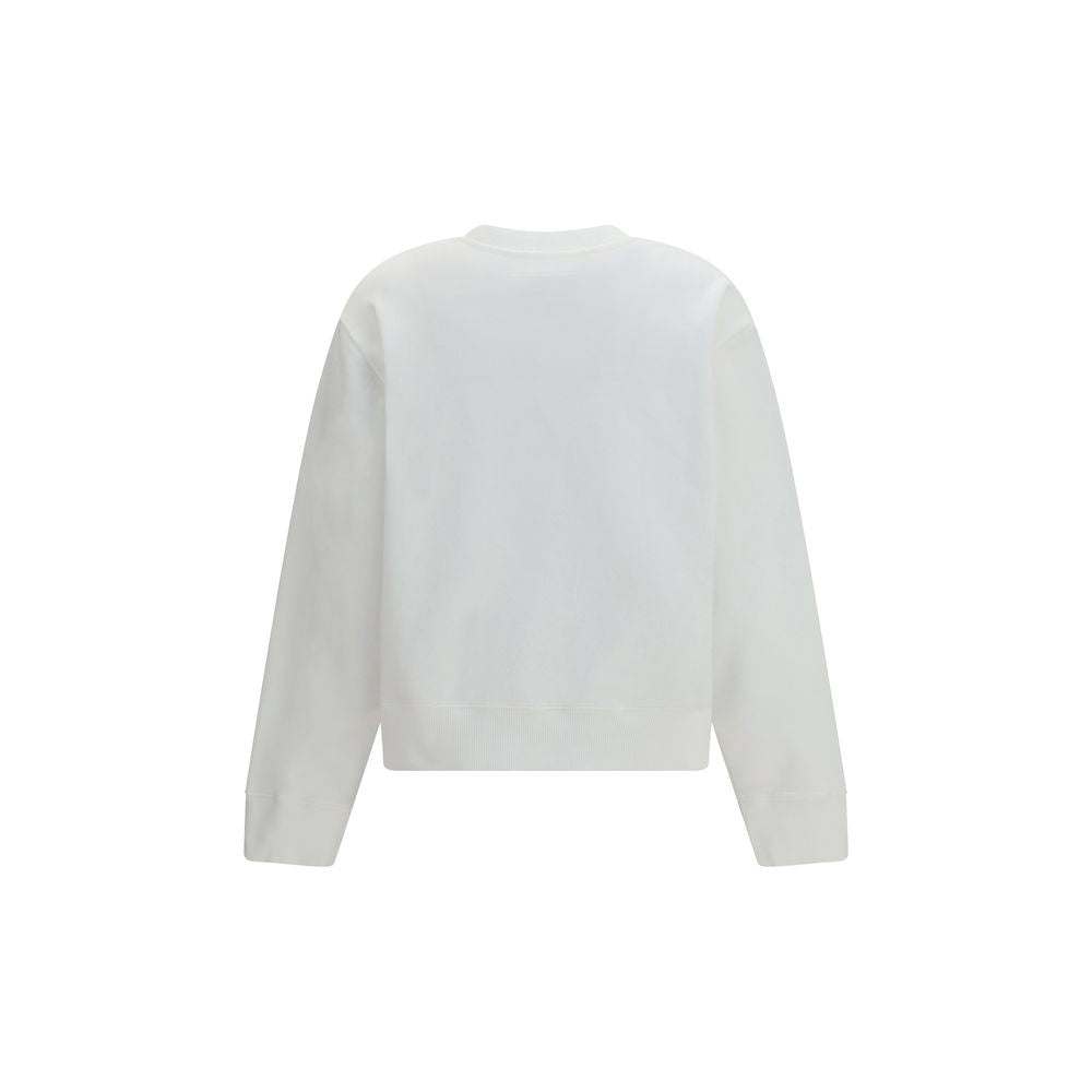 MM6 White Cotton Sweatshirt MM6