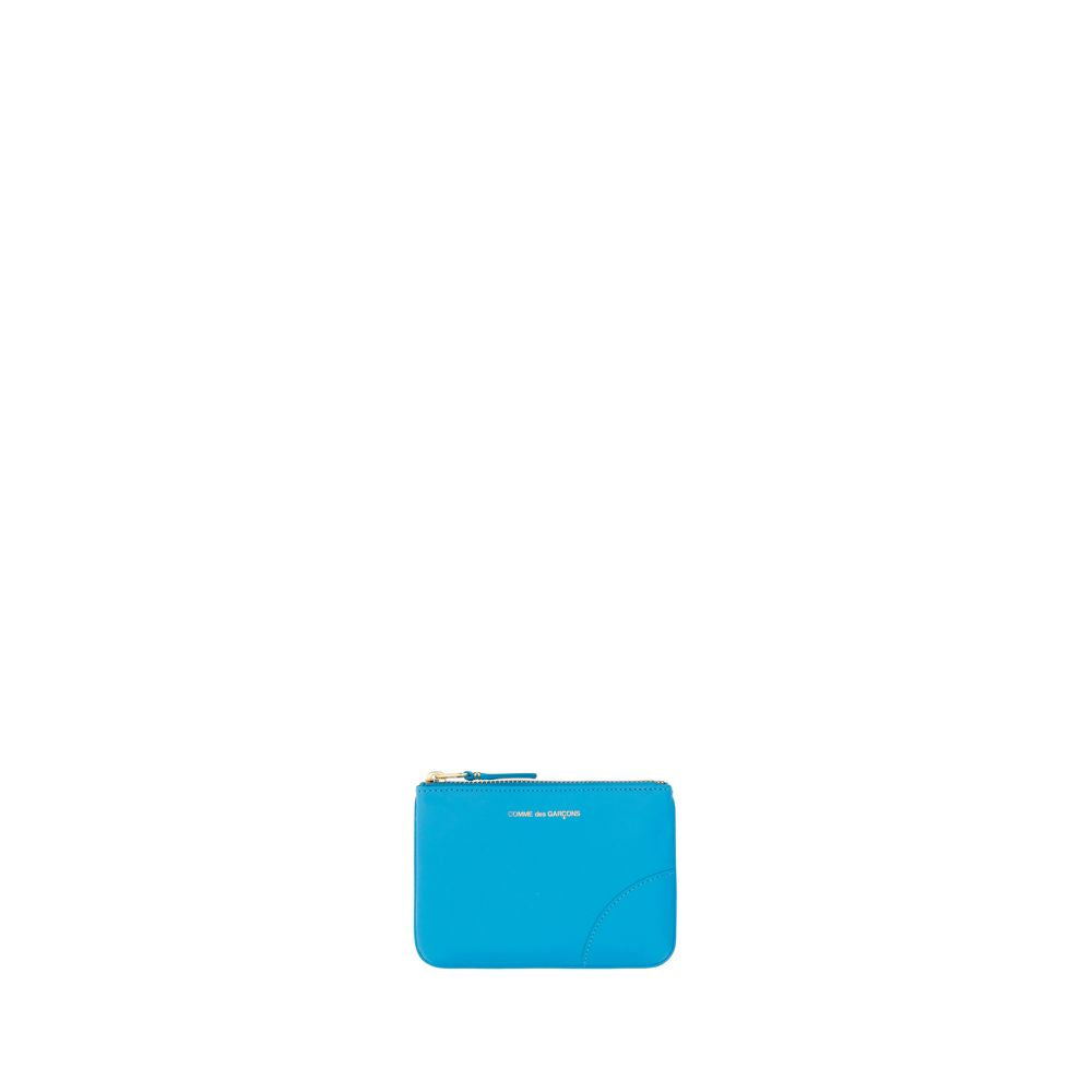 Comme Des Garçons Blue Calf Leather Bos Taurus Wallet Comme Des Garçons