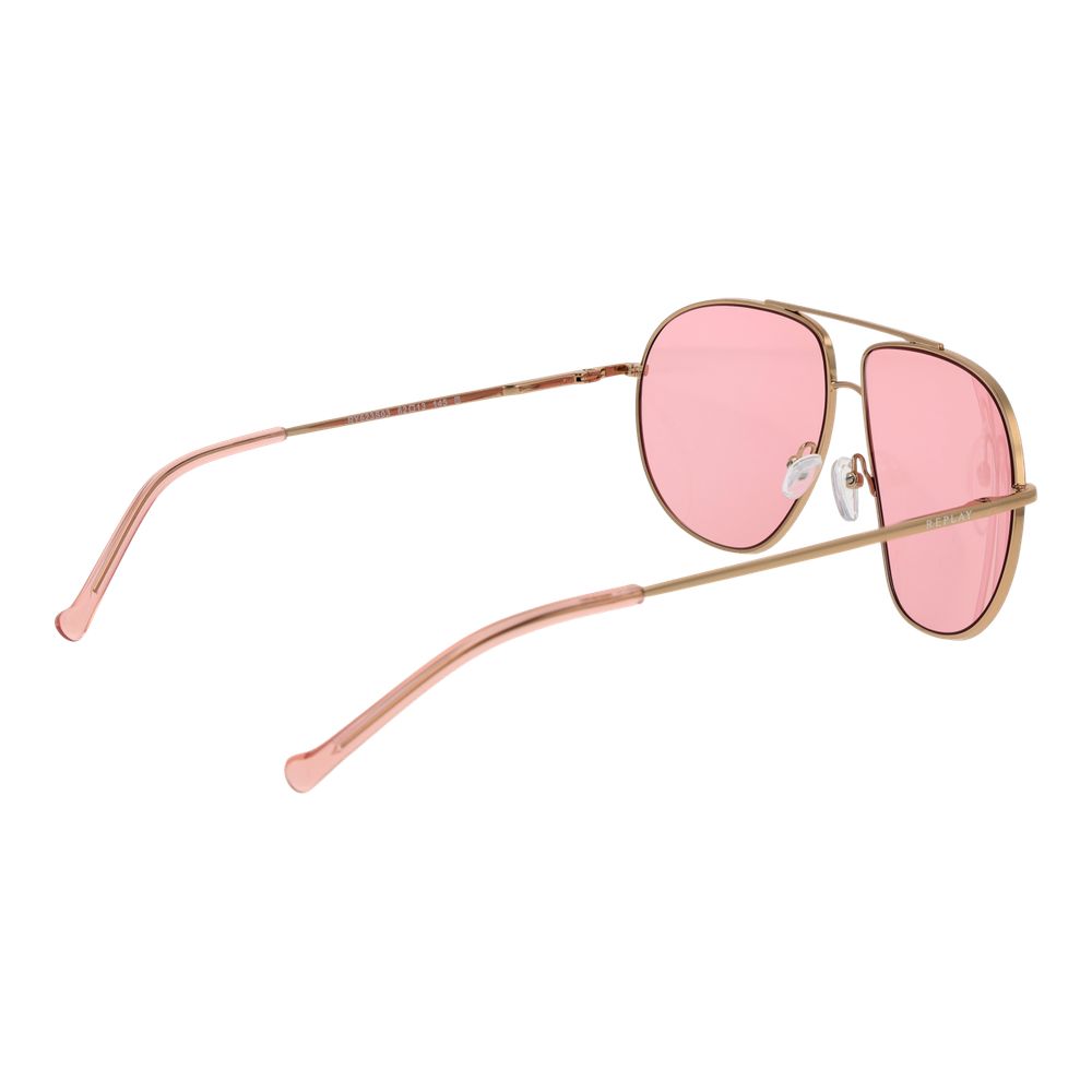 Replay Gold Metal Sunglasses Replay
