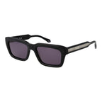 Black plastic sunglasses by Replay with a sleek, modern frame and dark lenses, stylish accessories for sun protection.
