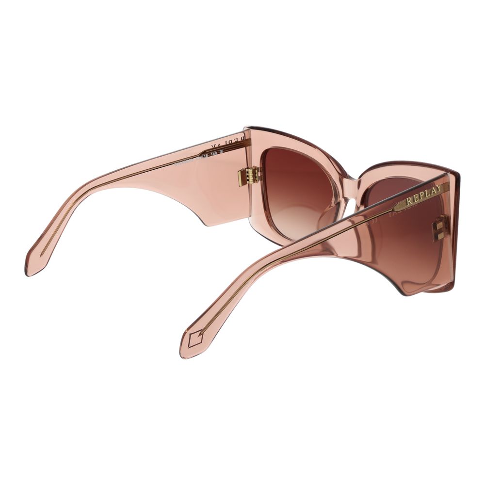 Replay Pink Plastic Sunglasses Replay