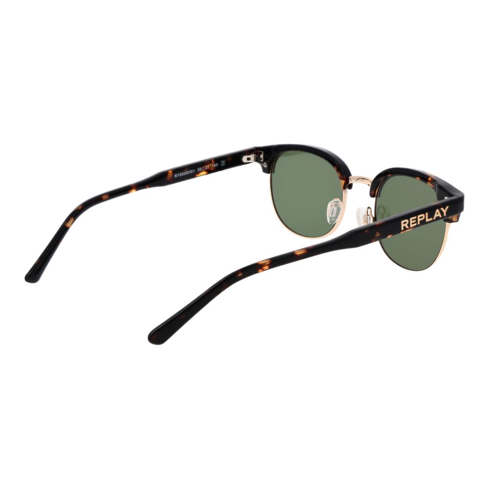 Replay Brown Metal Sunglasses Replay