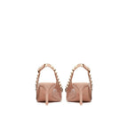 Valentino Garavani Beige Calfskin High Heel Pumps Valentino Garavani
