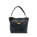 Baldinini Trend Black Cowhide Clutch Bag