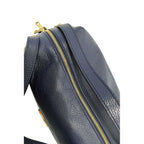Baldinini Trend Blue Cowhide Clutch Bag Baldinini Trend