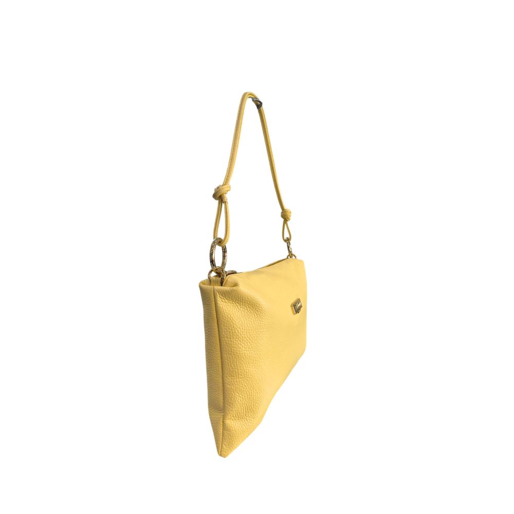 Baldinini Trend Bicolor Cowhide Clutch Bag Baldinini Trend