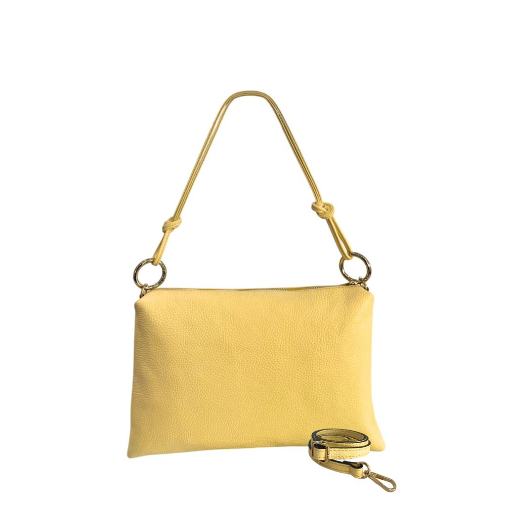 Baldinini Trend Bicolor Cowhide Clutch Bag Baldinini Trend