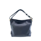 Baldinini Trend Blue Cowhide Leather Women Shoulder Bag - Eljoys Fashion 