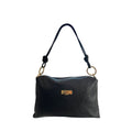 Baldinini Trend Black Cowhide Clutch Bag Baldinini Trend