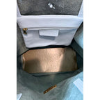 Baldinini Trend Blue Cowhide Clutch Bag Baldinini Trend
