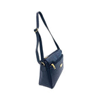 Baldinini Trend Blue Cowhide Crossbody Bag Baldinini Trend