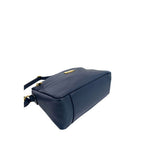 Baldinini Trend Blue Cowhide Crossbody Bag Baldinini Trend