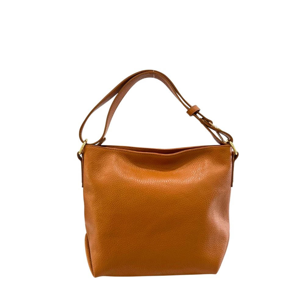 Baldinini Trend Brown Cowhide Clutch Bag Baldinini Trend