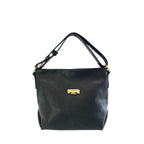 Baldinini Trend Black Cowhide Clutch Bag Baldinini Trend