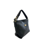 Baldinini Trend Black Cowhide Clutch Bag Baldinini Trend