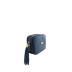 Baldinini Trend Blue Cowhide Crossbody Bag Baldinini Trend