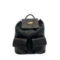 Baldinini Trend Black Cowhide Backpack
