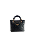 Baldinini Trend Black Cowhide Shoulder Bag