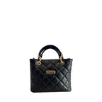 Baldinini Trend Black Cowhide Shoulder Bag