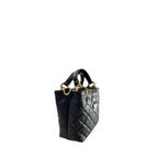 Baldinini Trend Black Cowhide Shoulder Bag