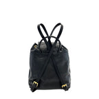 Baldinini Trend Black Cowhide Backpack