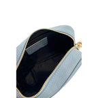 Baldinini Trend Blue Cowhide Crossbody Bag